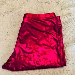 Xl Polyester/Spandex hot pink leggings. Great for Halloween